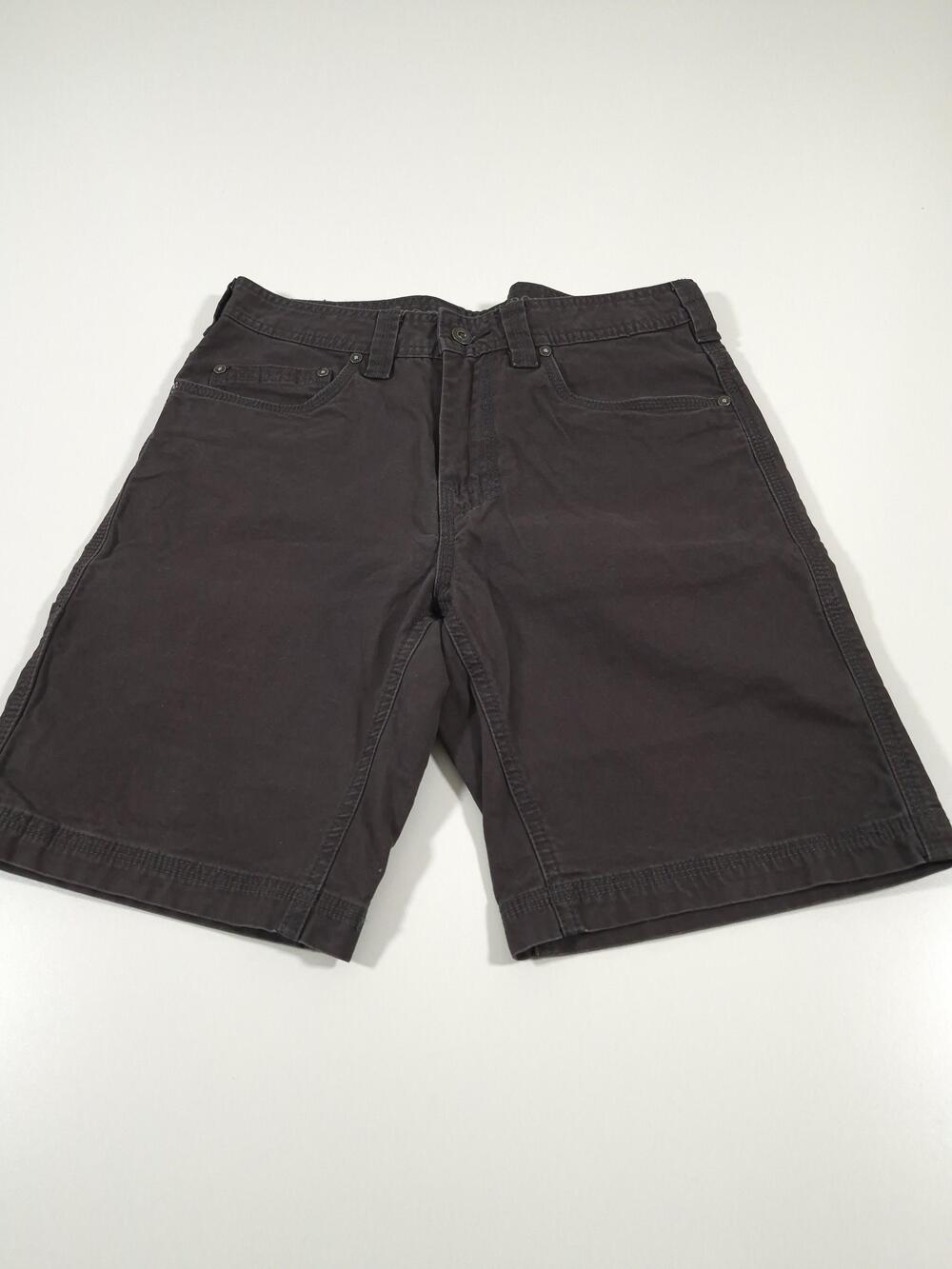 PrAna Shorts Mens 30 Gray Chino 9" Inseam Stretch Canvas Organic Cotton Casual